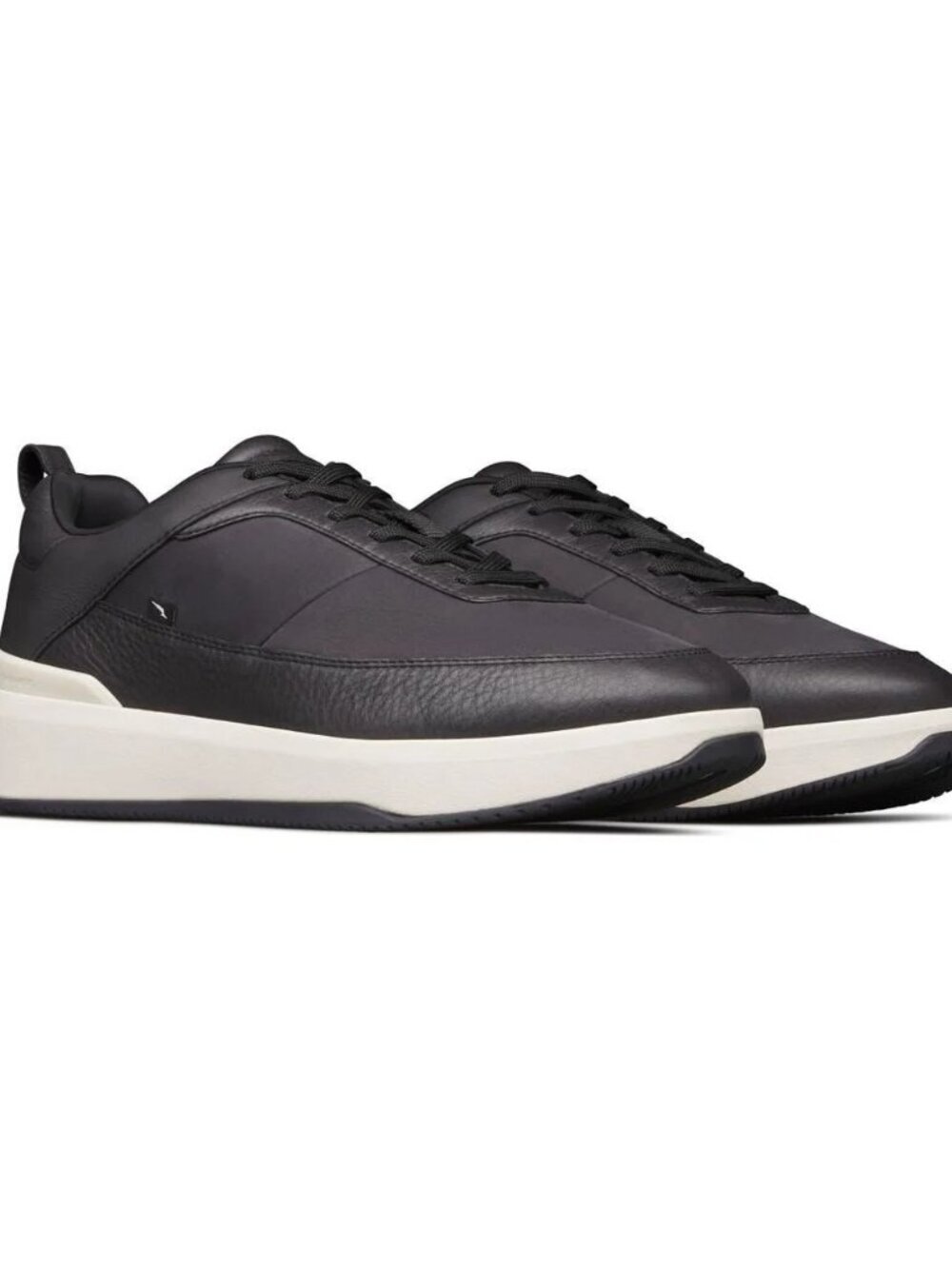 WOLF & SHEPHERD Baller One Black Leather Shoe. Sz: 11.5